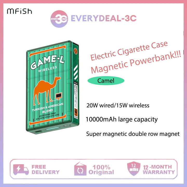 ❤ Mfish Apple Magnetic Wireless Fast Mobile Power 10000 Ma Large Capacity Creative Charging Tre