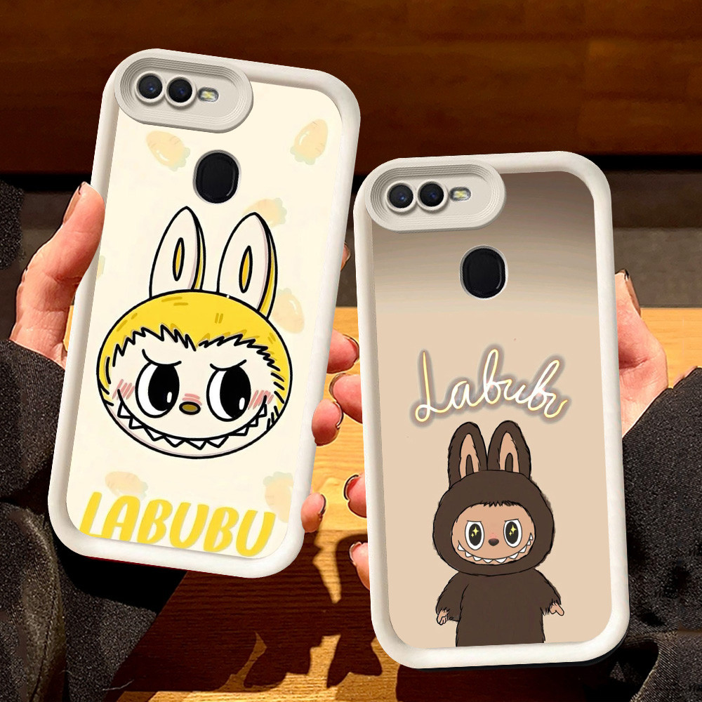 เคสสีขาวสําหรับ OPPO F5 A12 A5 A3S A1K A12s F9 A7 F7 A5S A12E Pro S90 LABUBUBU