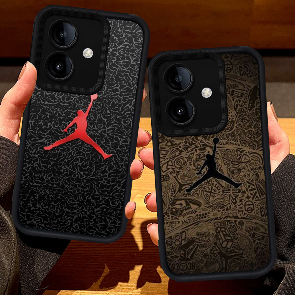 S55 J-jordan โลโก้สําหรับ OPPO A79 A3X A3 A5 A5I Pro A5X 5G สีดํา