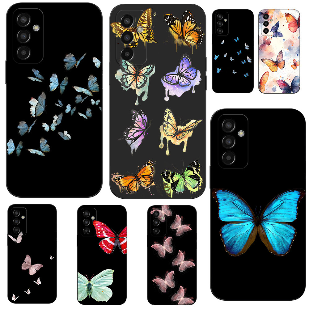 เคส Ribbon Samsung Galaxy M13 4G เคสโบว์ เคสผีเสื้อ เคสคล้องคอ เคสห้อยคอ เคสน่ารัก เคสเชอร์รี่ เคสเช