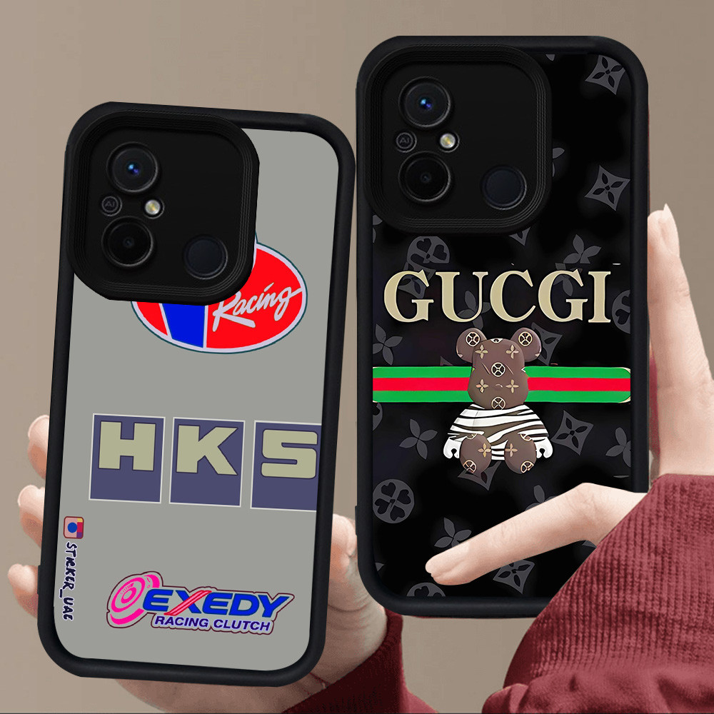 E109 ใหม่ VP สําหรับซิลิโคนสีดํา Xiaomi Redmi POCO M3 M4 A1 C55 A2 12C C65 9A 9T 9C 10C A5 C71 หมายเ