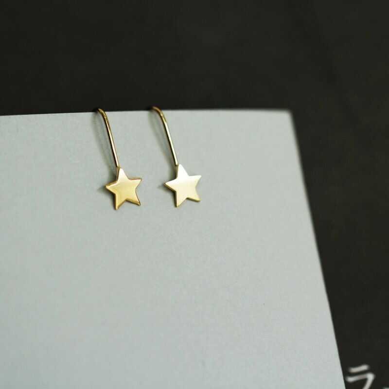 ▣ 2024ใหม่ต่างหูทอง9k สำหรับเครื่องประดับสตรียา