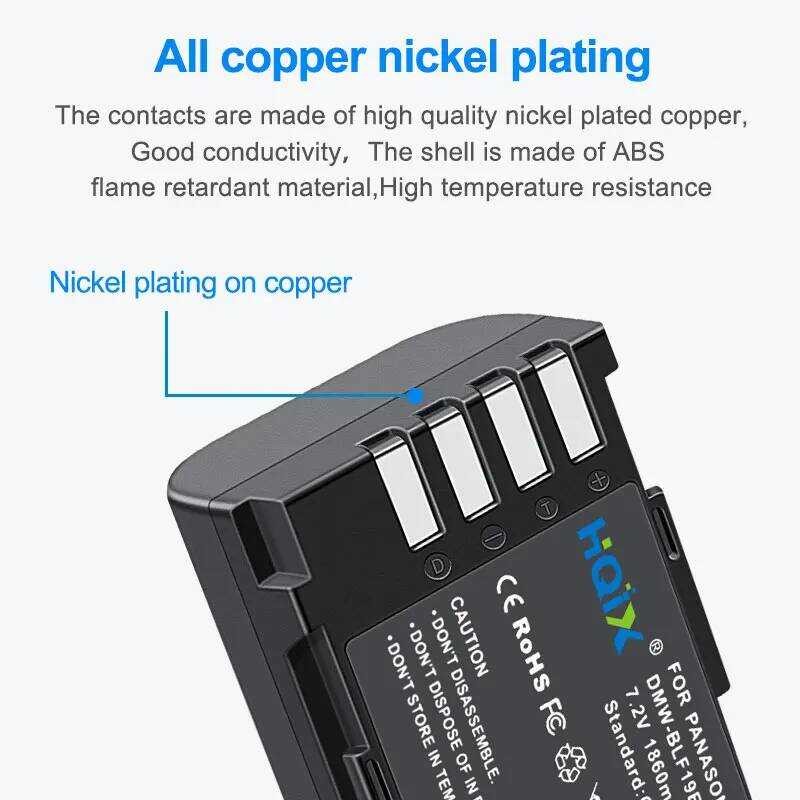 ❃ HQIX  สําหรับ Dmc-Gh3 Gh4 Gh5s Ag-Gh4mc Dc-Gh5lkg Gh5gk G9gk-K Lumix กล้อง Dmw-Blf19 ❃