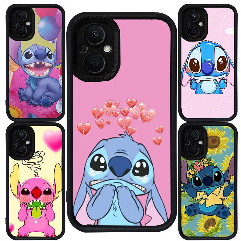 เคสสําหรับ OPPO Reno 7Z 7 8Z 8 Find X5 Lite 5G ซิลิโคนสีดํา M-27 Stitch