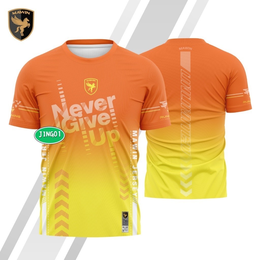 MAWIN เสื้อออกกำลังกาย NEVER GIVEUP - Collection Color