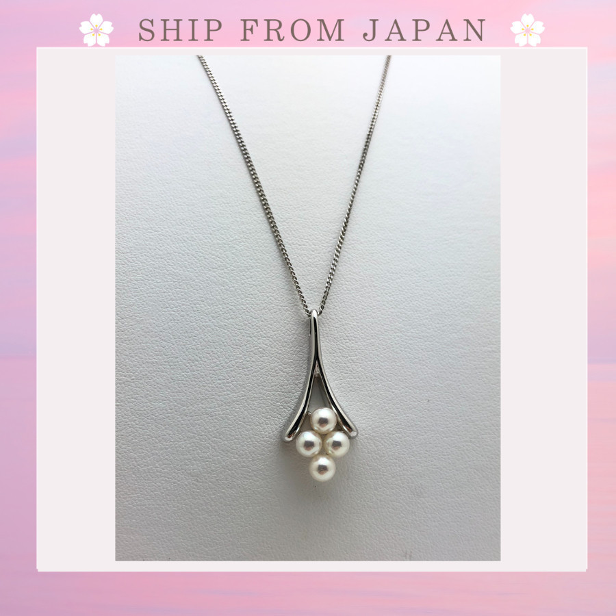 [มือสอง] สร้อยคอ MIKIMOTO SV Pearl Design <จัดส่งจากญี่ปุ่น>