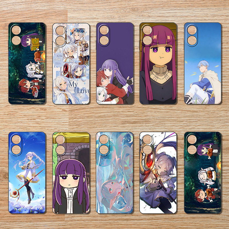 เคสโทรศัพท์สีดําแฟชั่นสําหรับ Narzo 20 Pro 20A GT2 GT Neo 2 3 3T BF25 Frieren Beyond Journeys End เค