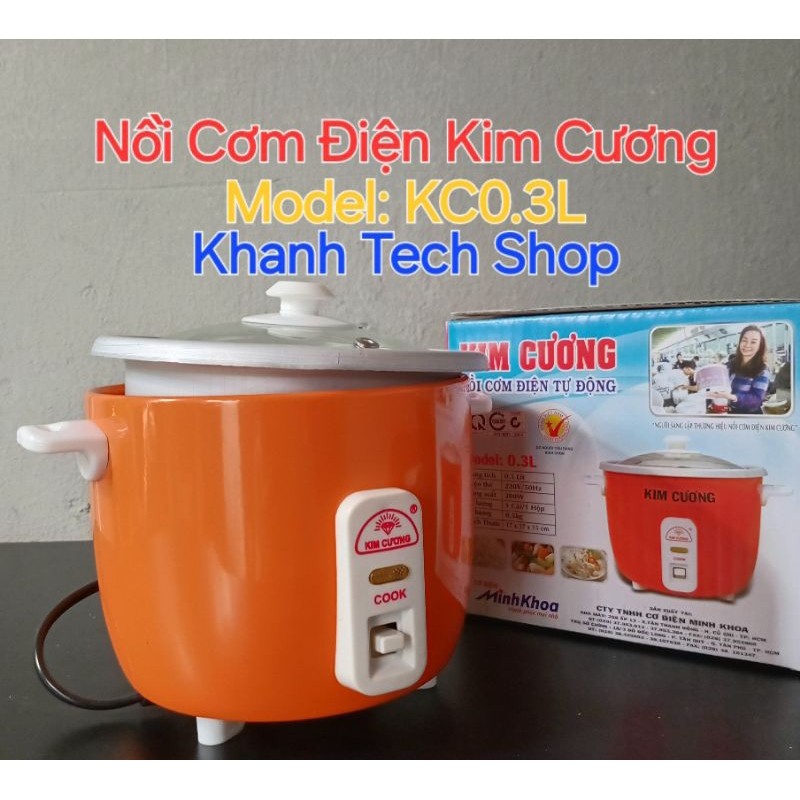 hot🔥การประกันคุณภาพ🔥 Diamond KC-0.3L Mini Rice Cooker, DIAMOND Rice Cooker, 0.3L Mini Rice Cooker