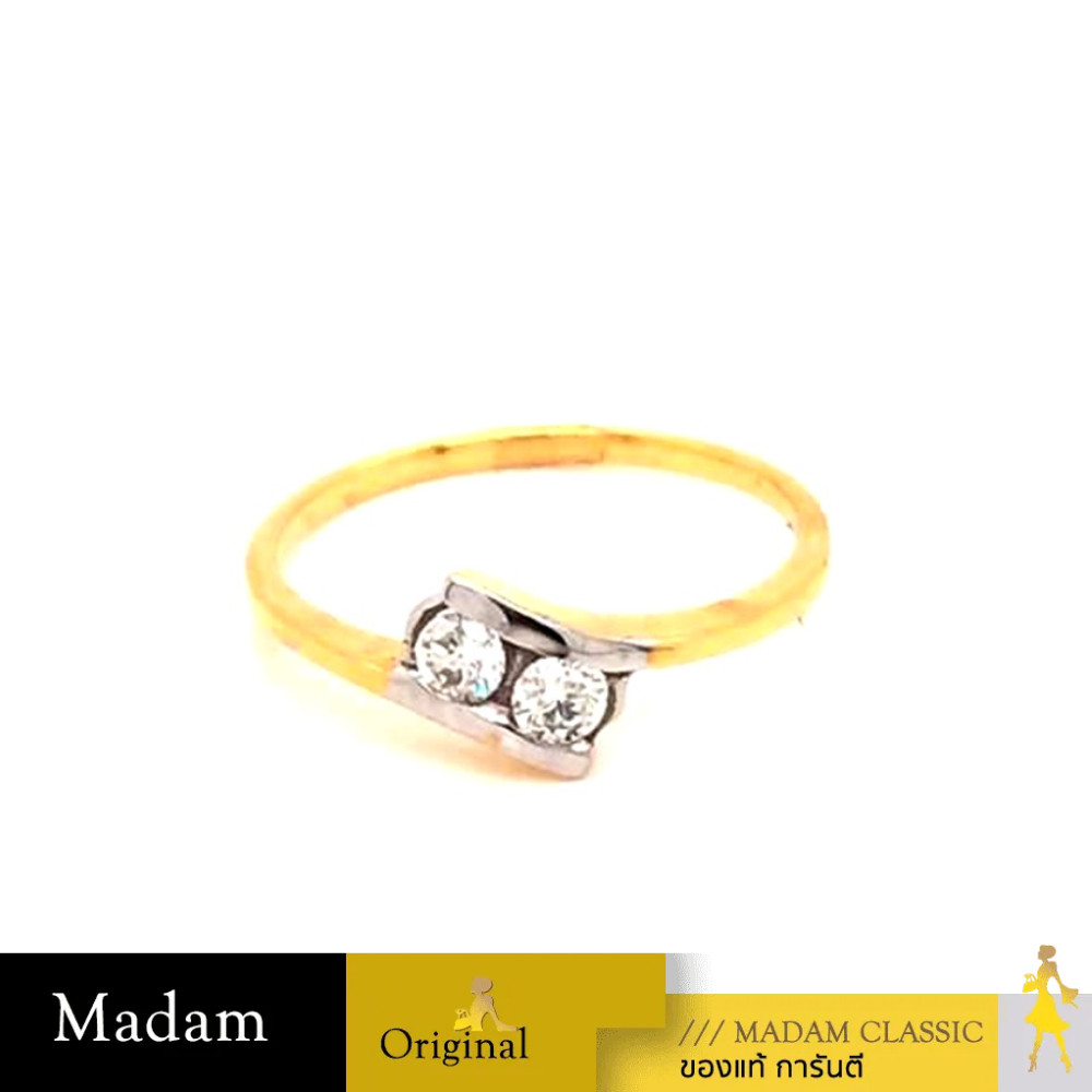 ของแท้ % แหวนเพชรแท้ทองแท้ แหวนเพชร [RG2025YG49] [RG2025YG49]