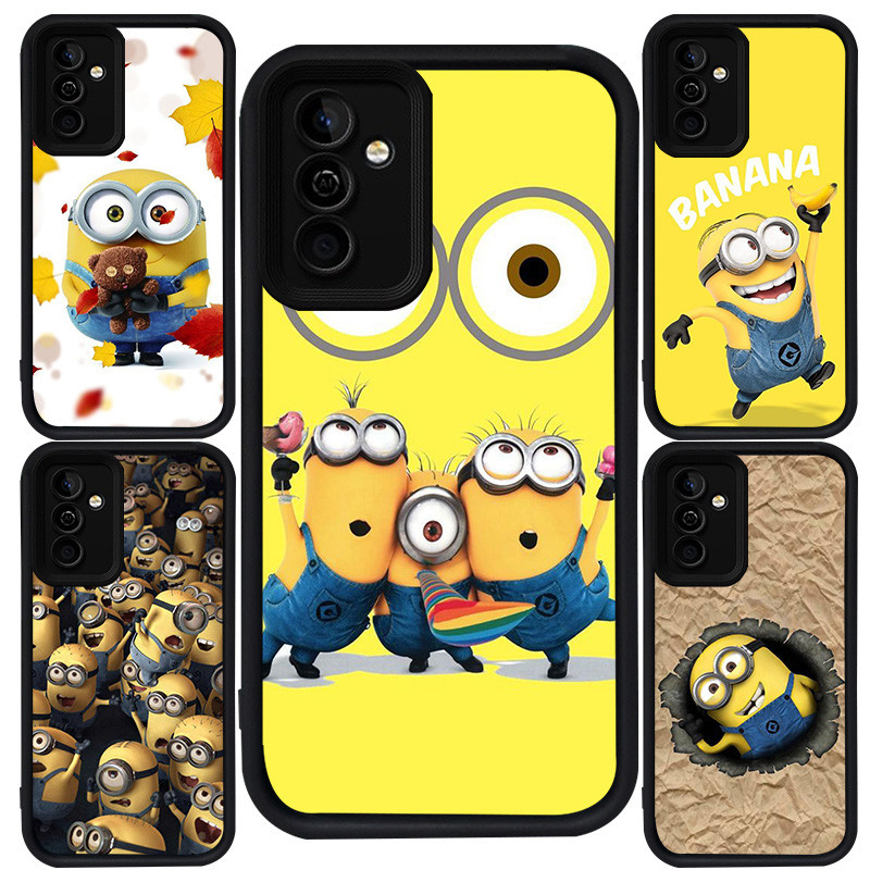 SAMSUNG สําหรับSamsung A53 M15 A33 A72 A52S A13 A23 S24 A32 S21 S20 A73 A52 A26 5G FEซิลิโคนสีดําM-9