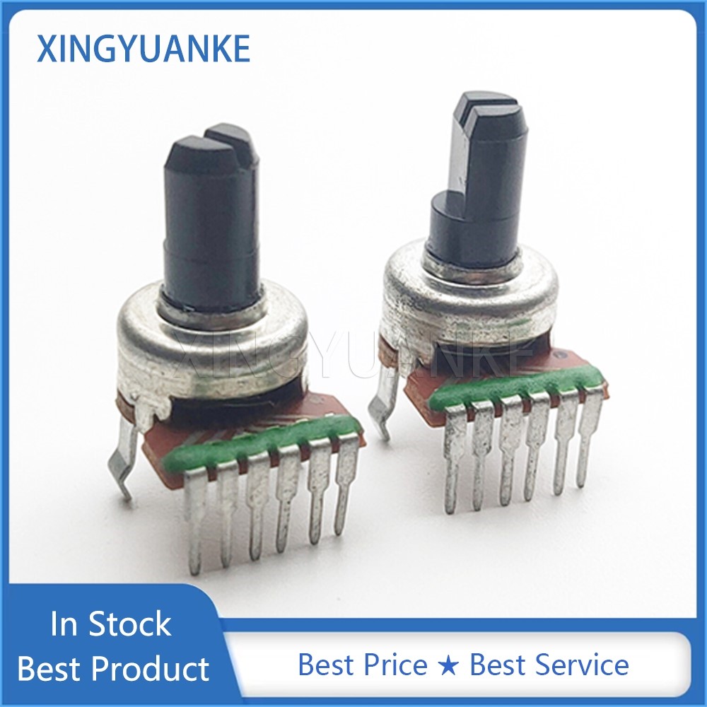 5 ชิ้น/ล็อต 1212 ประเภท 6Pins B10K B20K B50K B100K เครื่องขยายเสียงปริมาณ Potentiometer B103 B203 B503 B104 ความยาวครึ่งเพลา 11 มม.