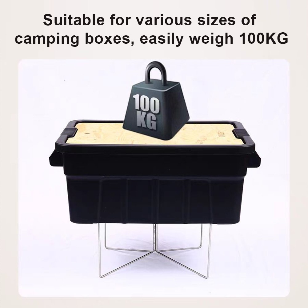 hot🔥การประกันคุณภาพ🔥 import Stok Klang Wellhike Outdoor Camping Storage Box Stand, Multi-Function