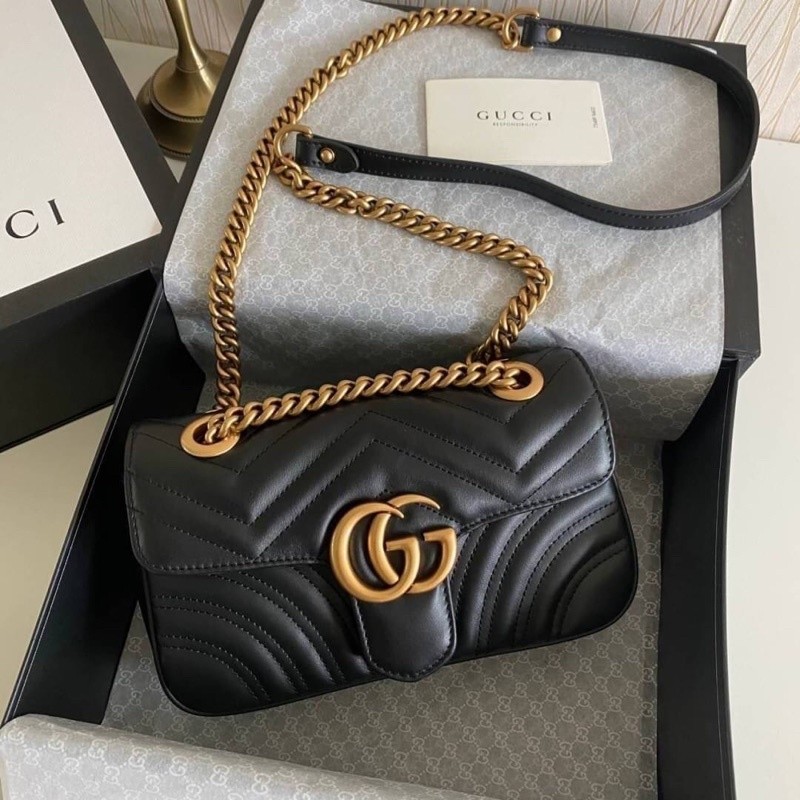 กระเป๋าสะพายMINI  งานVip 22CMมาเพิ่มแล้ว สีที่ขายดีที่สุดของ marmont