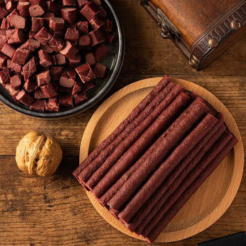 hot🔥การประกันคุณภาพ🔥 import Dog Treats Beef Stick 500g Dog Snack Chicken Stick Real Beef Meat Str