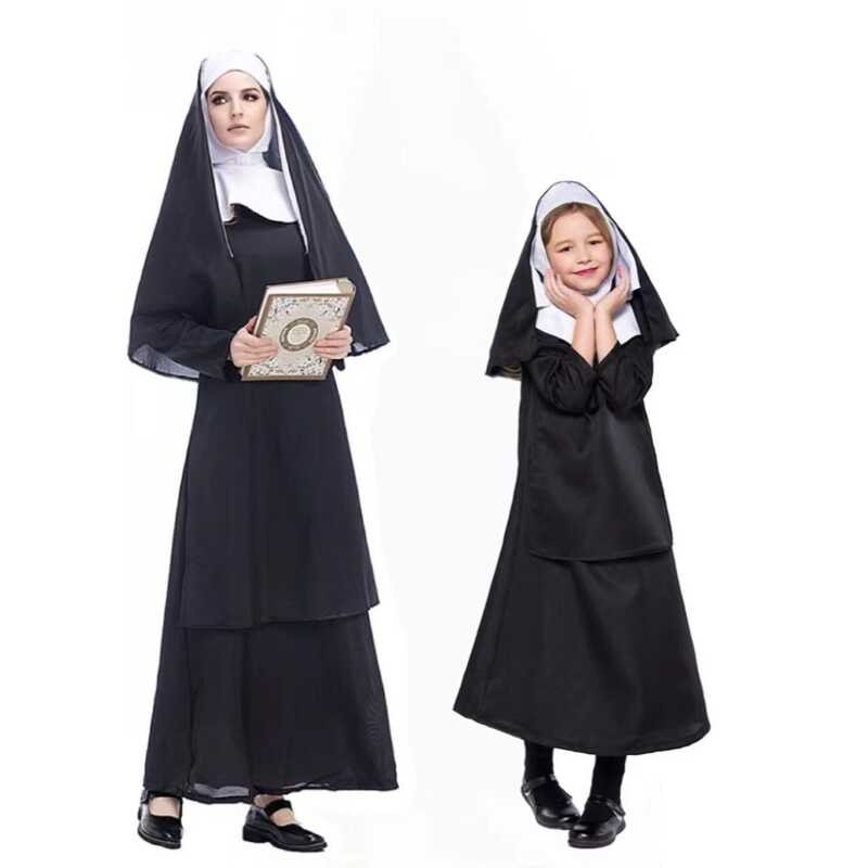 LY Halloween Costume For Kids Girls Parent Child Clothes Adult Woman Halloween Costume Set Sister N