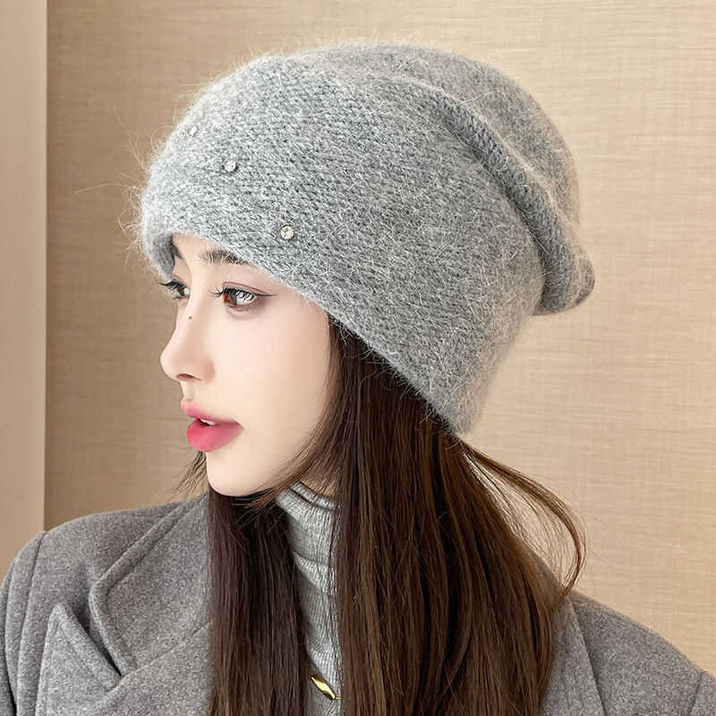 ▣ Molisa Fashion หมวกแฟชั่นหญิง หมวกไหมพรมหญิง หมวกกันหน