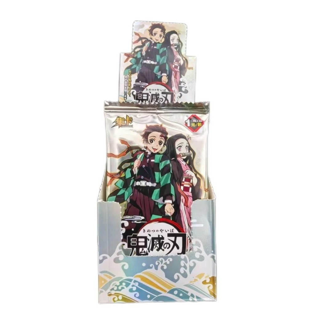 Demon Slayer Card Full Set Collection Card Collectors Edition Tanjiro Bean Gilding การ์ดหนา
