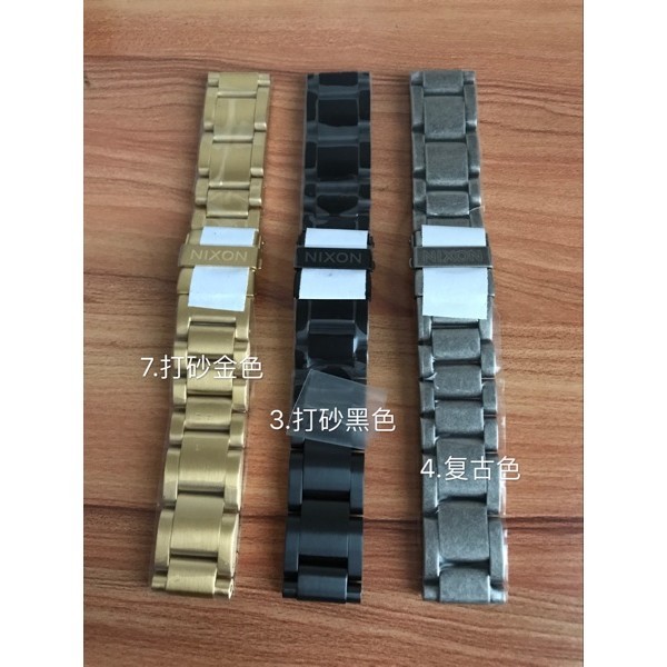 Nixon Nixon European American Sports Watch 42 สายสแตนเลสกว้าง 21mm