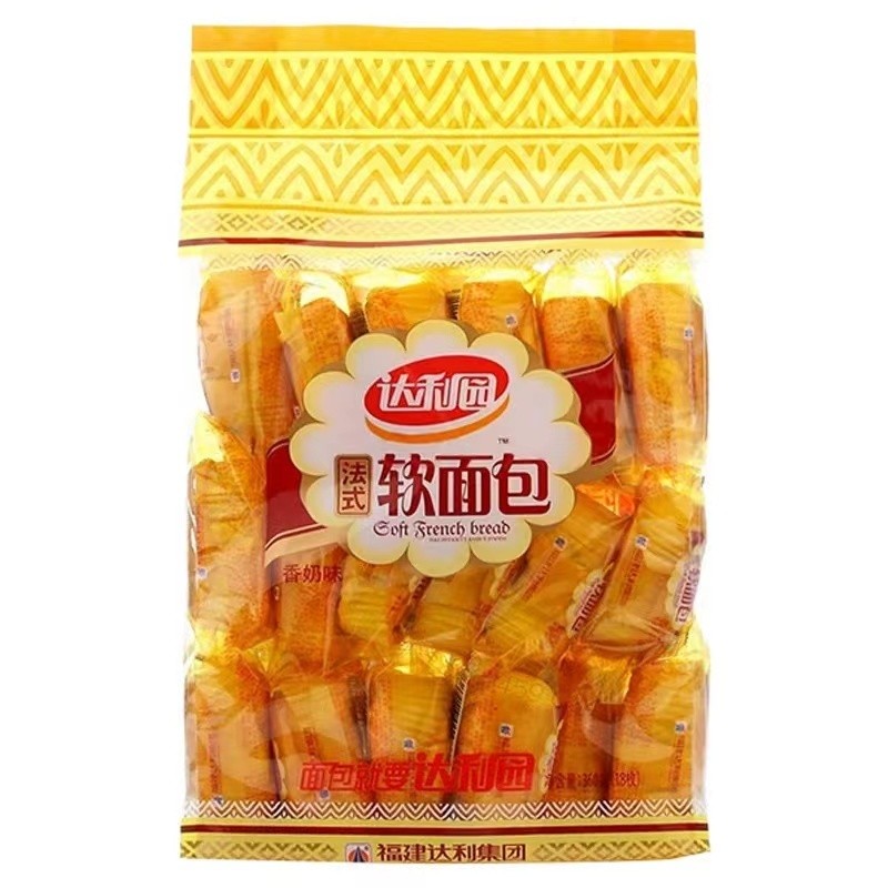 hot🔥การประกันคุณภาพ🔥 import DALIYUAN SOFT FRENCH BREAD 360G MULTI FLVR Daliyuan Soft Bread 360g M