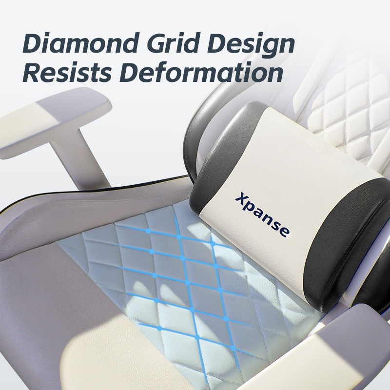 hot🔥การประกันคุณภาพ🔥 import Xpanse Xluster Stain-Resistant Leather Gaming Office Ergonomic Study