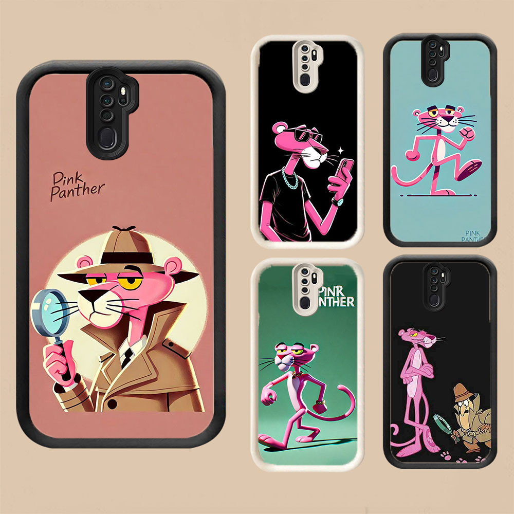 WA-4 เคสกันกระแทก Pink Panther สําหรับ OPPO A9 A5 F11 Reno 8T 2Z 2F Pro