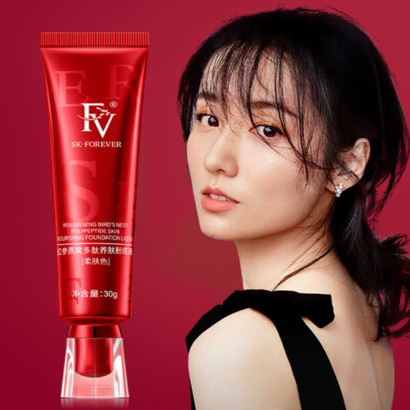 ▥ ครีมคอนซีลเลอร์ FV รองพื้นกันน้ำดั้งเดิม Maquille โสมแ