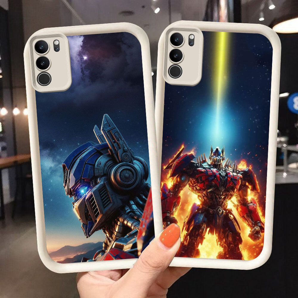 CK-32 Transformers Bumblebee ซิลิโคนปลอกหรูหราสําหรับ VIVO Y19S V40 Y300 Y200 Lite Pro