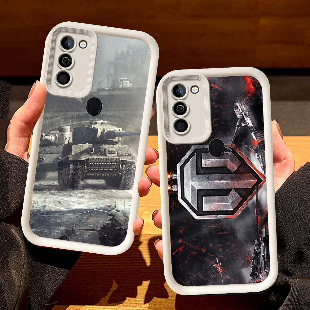 SAMSUNG เคสสีขาวสําหรับSamsung A7 A30s A21S M30S A50 A11 A20 A30 M21 A50s A10 A20S A10S S128 World o