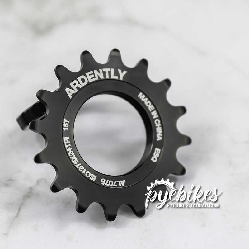 ❥ Ardently Fixed Gear คุณภาพสูงจักรยานล้อ Cogs สีดำ7075อลูมิเนี