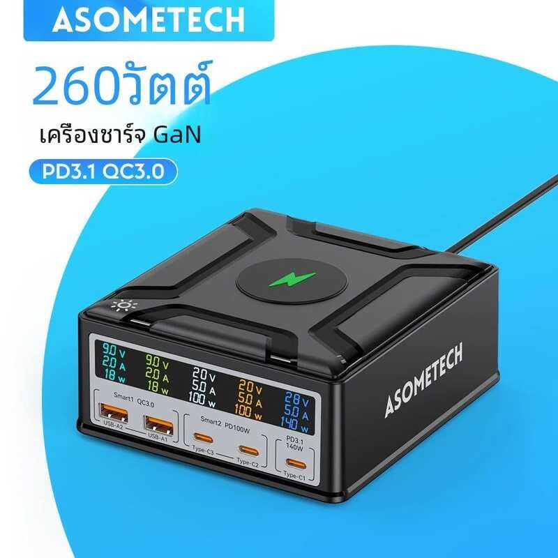 ❤ 260W Pd3.1 140W USB Type C Fast สําหรับ Kook Pro แท็บเล็ต Iphone 14 Samsung Xiaomi Wireless C