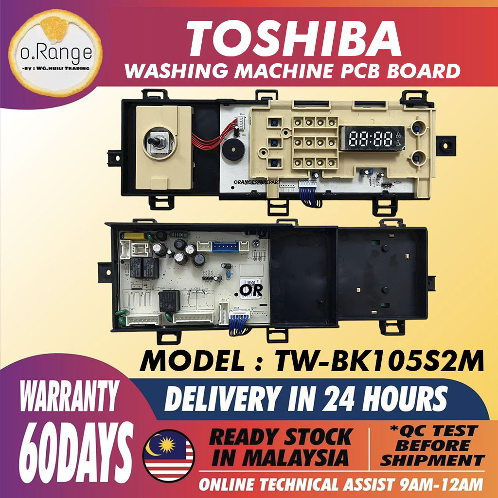 เครื่องซักผ้าเครื่อง TW-BK105S2M TOSHIBA PCB / บอร์ดควบคุม TWBK105S2M Mlz3 /
