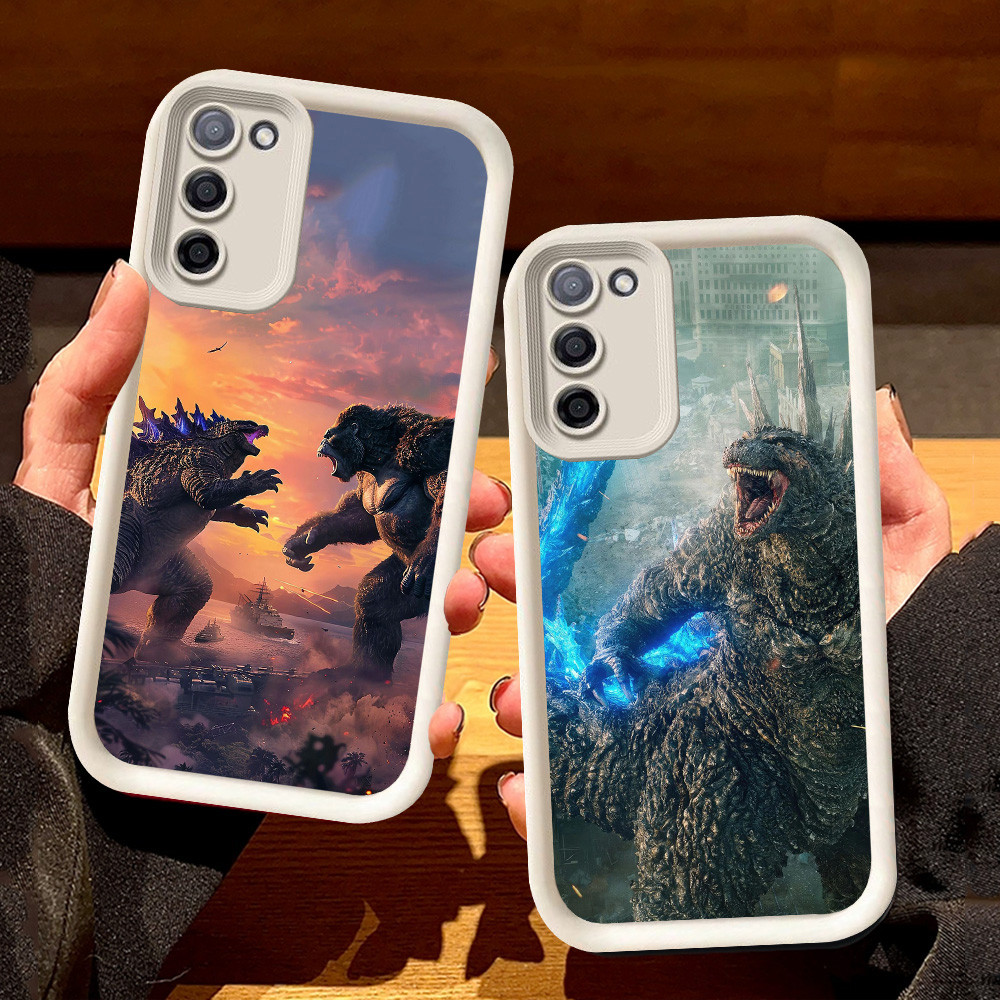 SAMSUNG กรณีสีขาวสําหรับSamsung M02 A03S J6 A03 Core J4 Plus M02S A71 A51 A02S A31 A02 F02SS71 Godzi