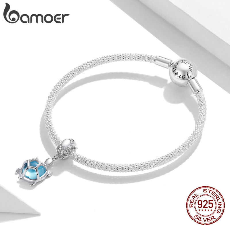 ▣  เงินสเตอร์ลิงซีรีย์ Ees สีน้ำเงินจี้คอเต่าสำห