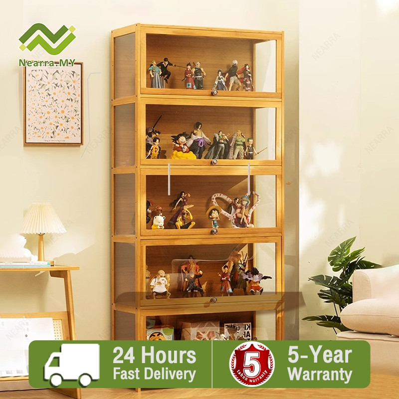 hot🔥การประกันคุณภาพ🔥 import Display Cabinet Model Toy Handmade Transparent Glass Acrylic Showcase