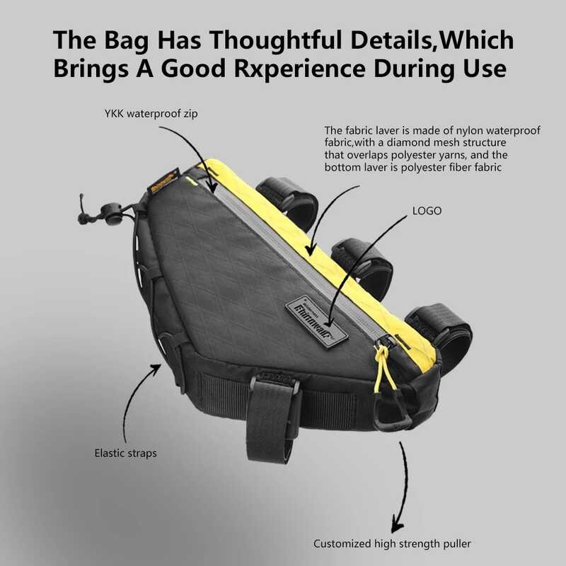 ❥ Rhinowalk จักรยานสามเหลี่ยม Tube กระเป๋ากันน้ํา 1.7L/2.4L/2.9