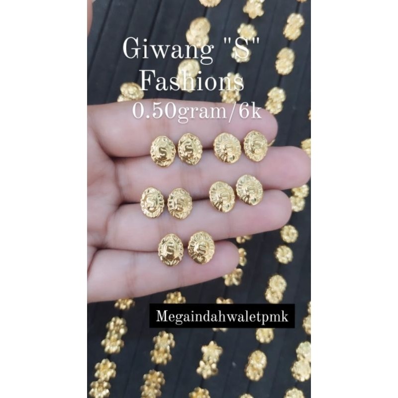 ต่างหูแฟชั่น 0.50gram/6k