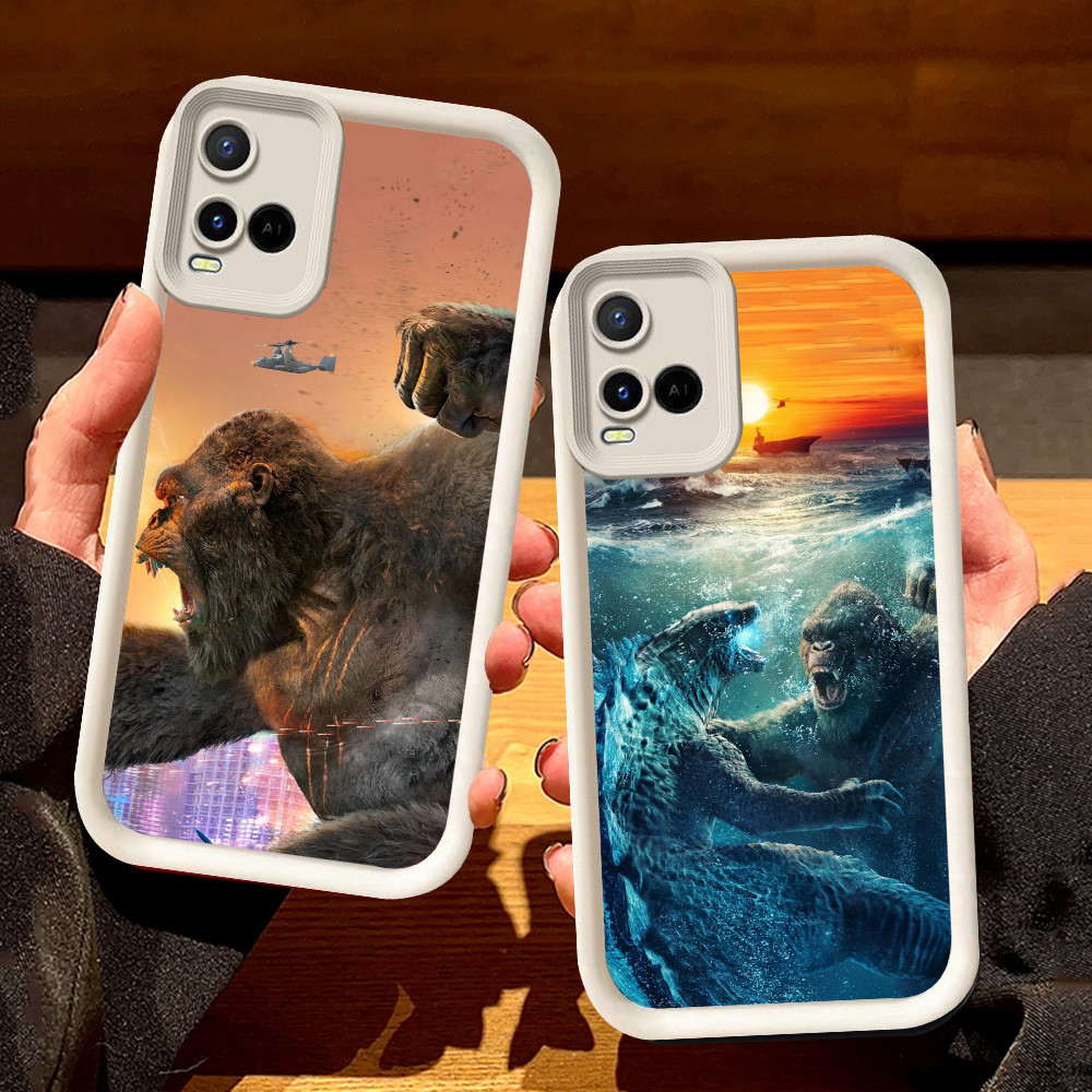 เคสสีขาวสําหรับ VIVO Y21e Y33E Y02t Y21s Y21 Y33s Y21t Y02S V30 V30E Y02a V21E V20 V21 Y73 Y02 Pro 5