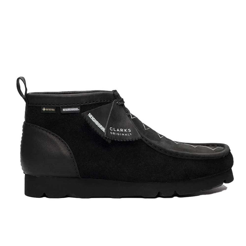 Neighborhood × Clarks Wallabee BT GTX Black Unused