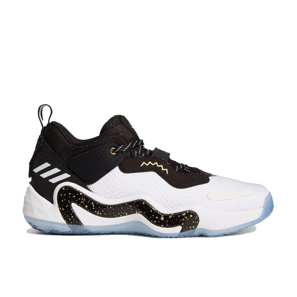 adidas D.O.N. Issue 3 Core Black Gold Metallic Footwear White Unused