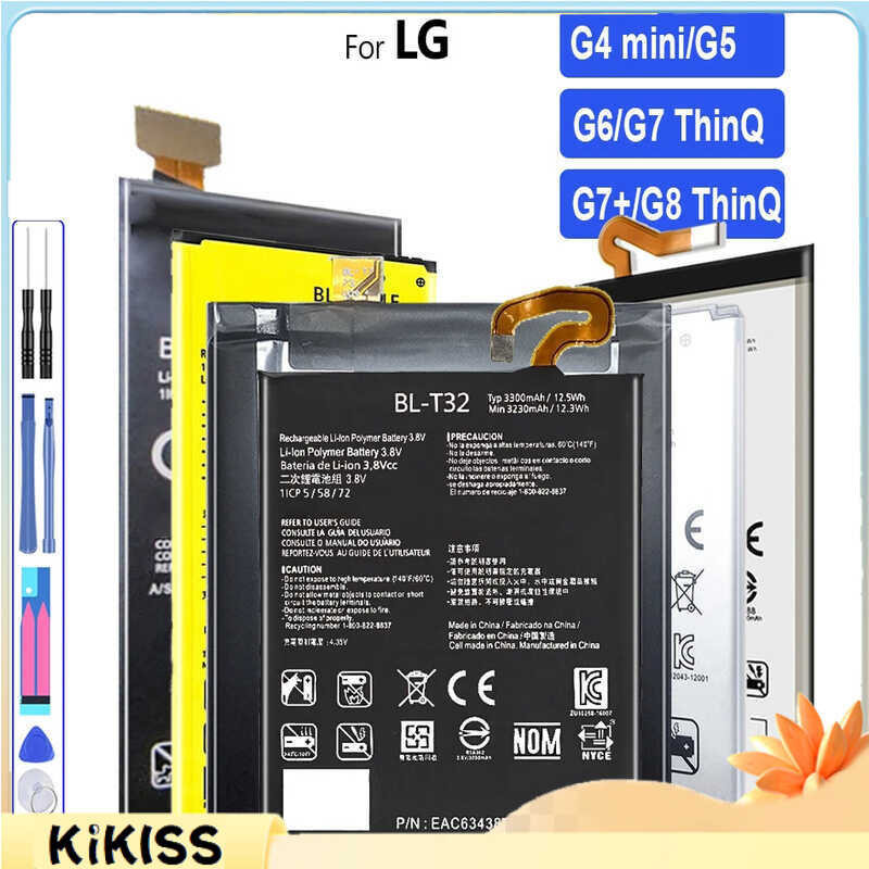 แบตเตอรี่BL-42D1F BL-49SF BL-T16 BL-T23 BL-T39สำหรับ LG G C G4 S G5 G6 G7 G8 มินิยืดหยุ่น ThinQ H820