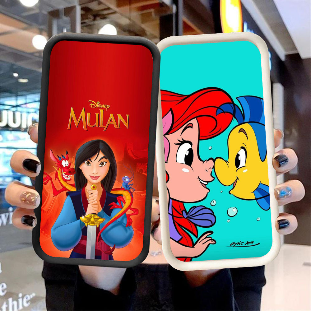 CK-31 Disney Princess Mulan Rapunzel ซิลิโคนหรูหราสําหรับ VIVO Y51 Y51A Y73 V21 Y53s V21E Y51S Y31 Y
