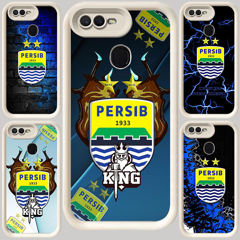 M-108 Persib ปลอกสีขาวสําหรับ OPPO A12E A7 A1K F7 A12 A3S A5 A12s F5 A5S F9 Pro