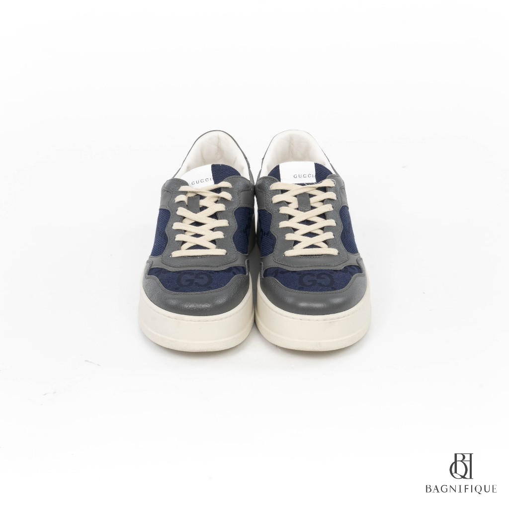 G U C C I SNEAKER 10.5 BLUE WHITE