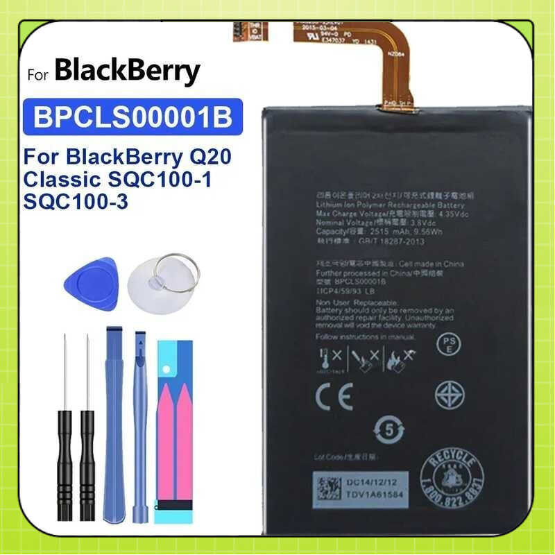แบตเตอรี่ BlackBerry Q20 Q 20 Classic, BPCLS00001B, 2515mAh, SQC100-1, SQC10-3