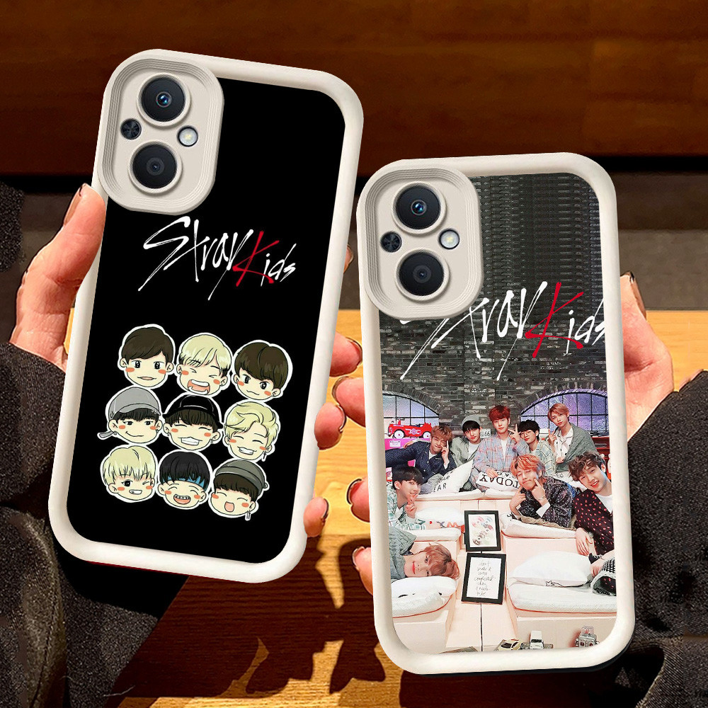 เคสสีขาวสําหรับ OPPO Reno ค้นหา X5 8Z 8 7Z 7 Lite 5G S108 Stray Kids