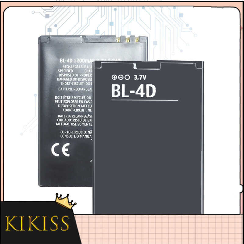 Nokia N97 mini,N8 N8-00 ,E5-00 E5 E7-00 T7 T7-00 E7 803 N803 702T BL-4D Original แบตเตอรี่ 1200mAh