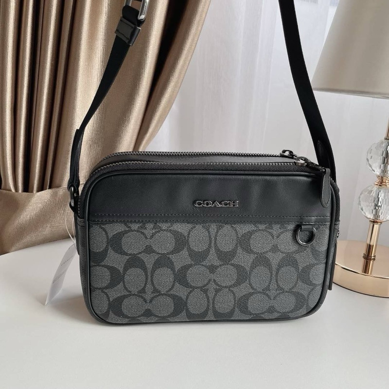 สะพายข้างชาย Coach C4149 Coach Graham Crossbody In Signature Canvas