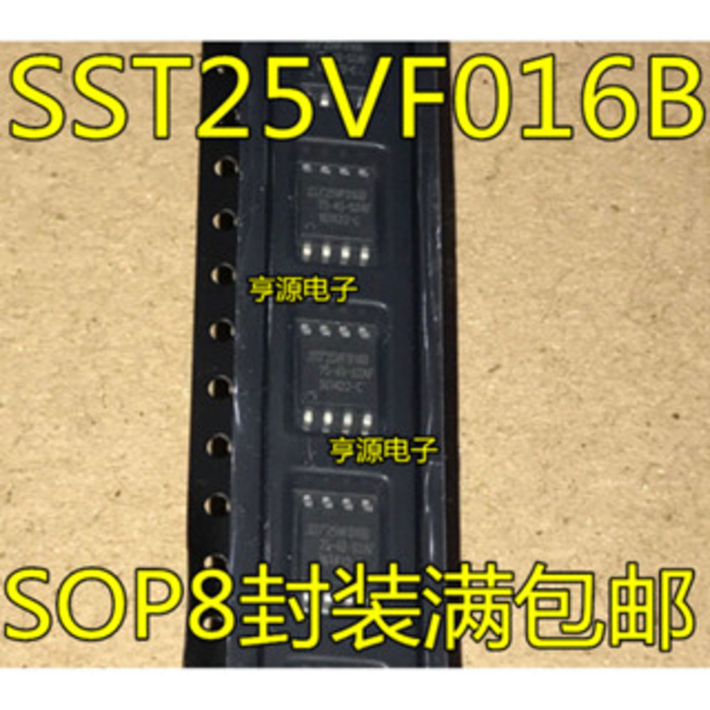 5 ชิ้น SST25VF016B SST25VF016B-50-4C-S2AF SST25VF016B-75-4I-S2AF SOP-8 ชิป IC