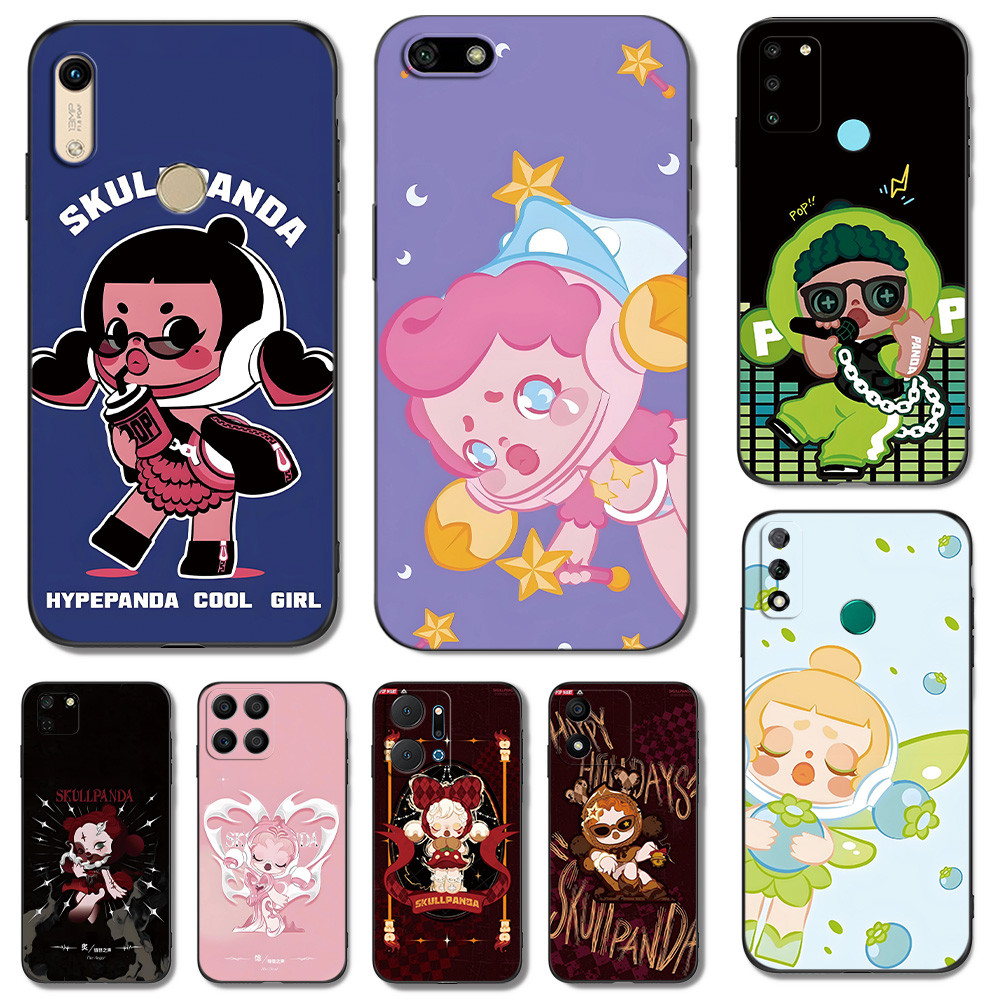 เคส สำหรับ Huawei Y8S / Y6 Pro 2019 Y6S / Y5 Y5 Prime Y5 Lite 2018 2019 Skullpanda ลมจีน เคส Case สี