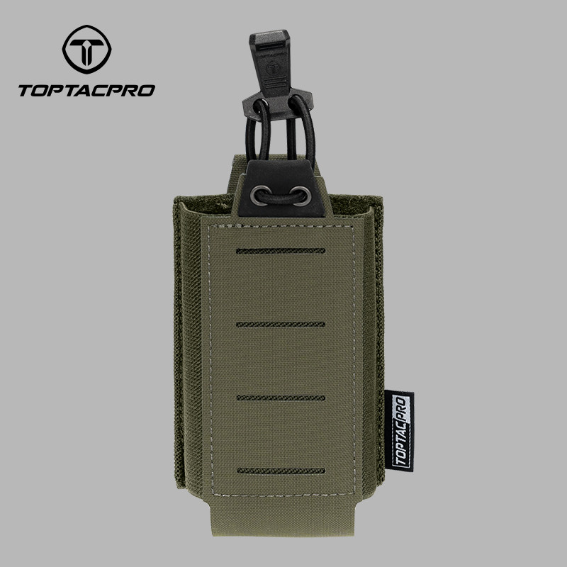 TOPTACPRO Tactical 556 Single Mag Pouch MOLLE EDC Belt Pouch 8527